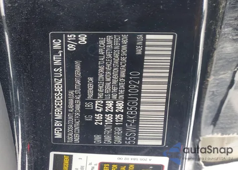 2016 Mercedes-Benz C 300 4Matic from USA, damaged, VIN 55SWF4KB5GU109210